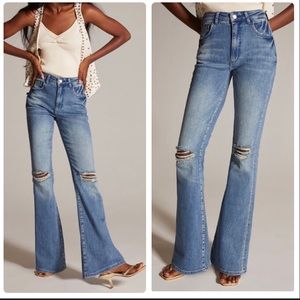 NWOT Anthropologie Pilcro The Icon Flare Jeans